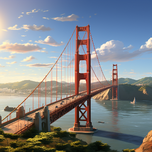 The golden gate bridge in san francisco california